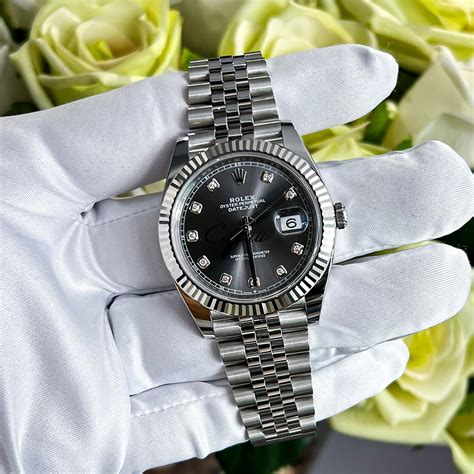 rolex stainless steel and white gold datejust watch|Rolex Datejust 26mm stainless steel.